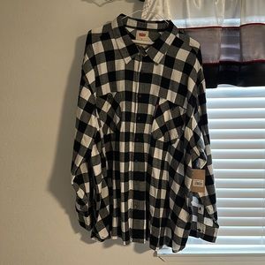 Men’s Classic Worker Relaxed Fit Levi’s Flannel Shirt